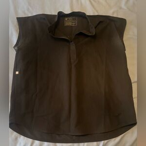 Figs Black Rafaela Scrub Top